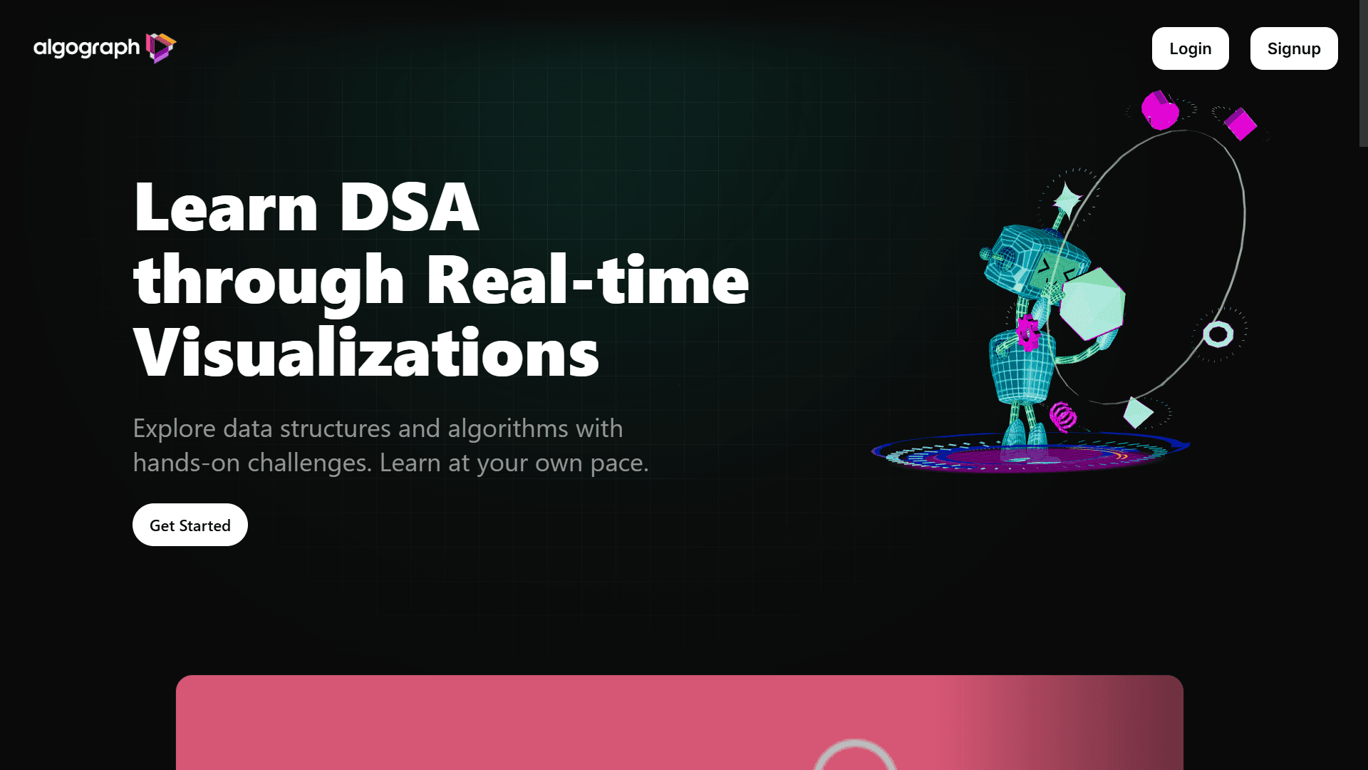 Algograph DSA learning platform